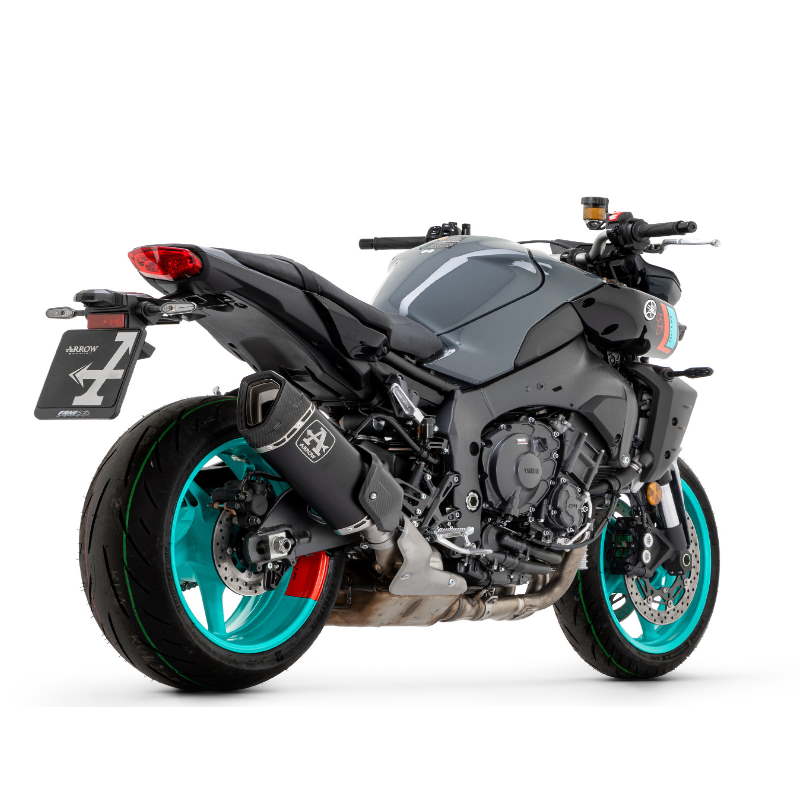 Escape titanio negro Arrow Pista Yamaha MT10 22-24